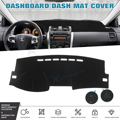 Auto Dashboard Cover Voor Peugeot 2008 2013 ~ 2019 Auto Dashmat Dash Mat Zonnescherm Tapijt Cape Anti Uv Anti Vuil Tapijt 2014 2015 2016