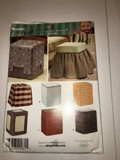 CRAFTS UNCUT SIMPLICITY 4103 SEWING PATTERN LOWELL OTTOMANS FOOT STOOL HOME