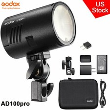 US Godox AD100Pro 100Ws TTL 1/8000s Pocket Outdoor Flash 2600mAh Lithium Battery