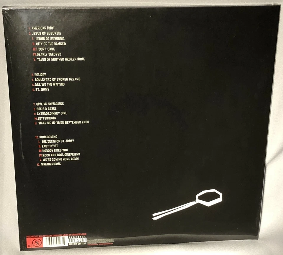 LP GREEN DAY American Idiot (LTD 2LP 180g R/W/B Colored Vinyl) NEW MINT SEALED - Image 2 of 2