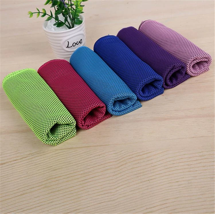 4 x mixed colours Cooling Towels.Ice Cold Neck Cooler . KEEP COOL CAMPING. ICY - image 4 of 4