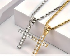 cross necklace Gold Color Way 