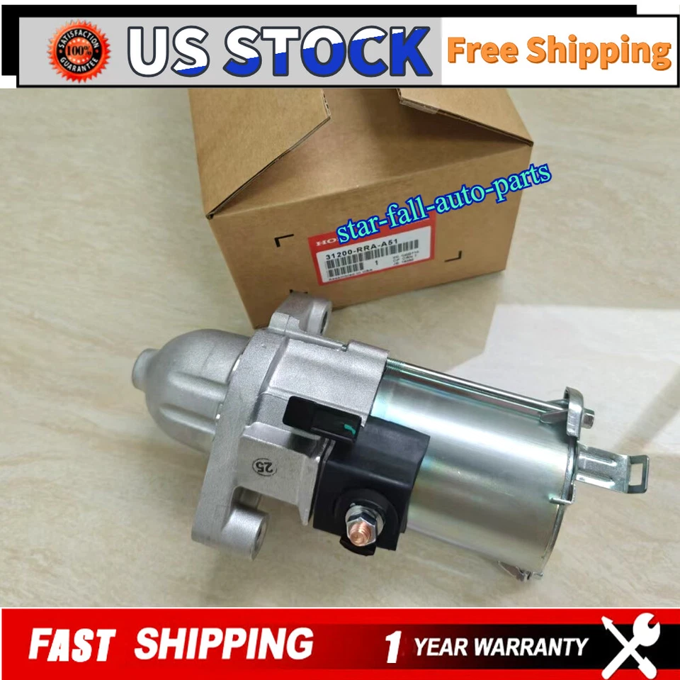 Motor de arranque OEM 31200-RRA-A51 para Honda Civic 2006-2011 Element 2007-2008 MT Foto 2 de 4