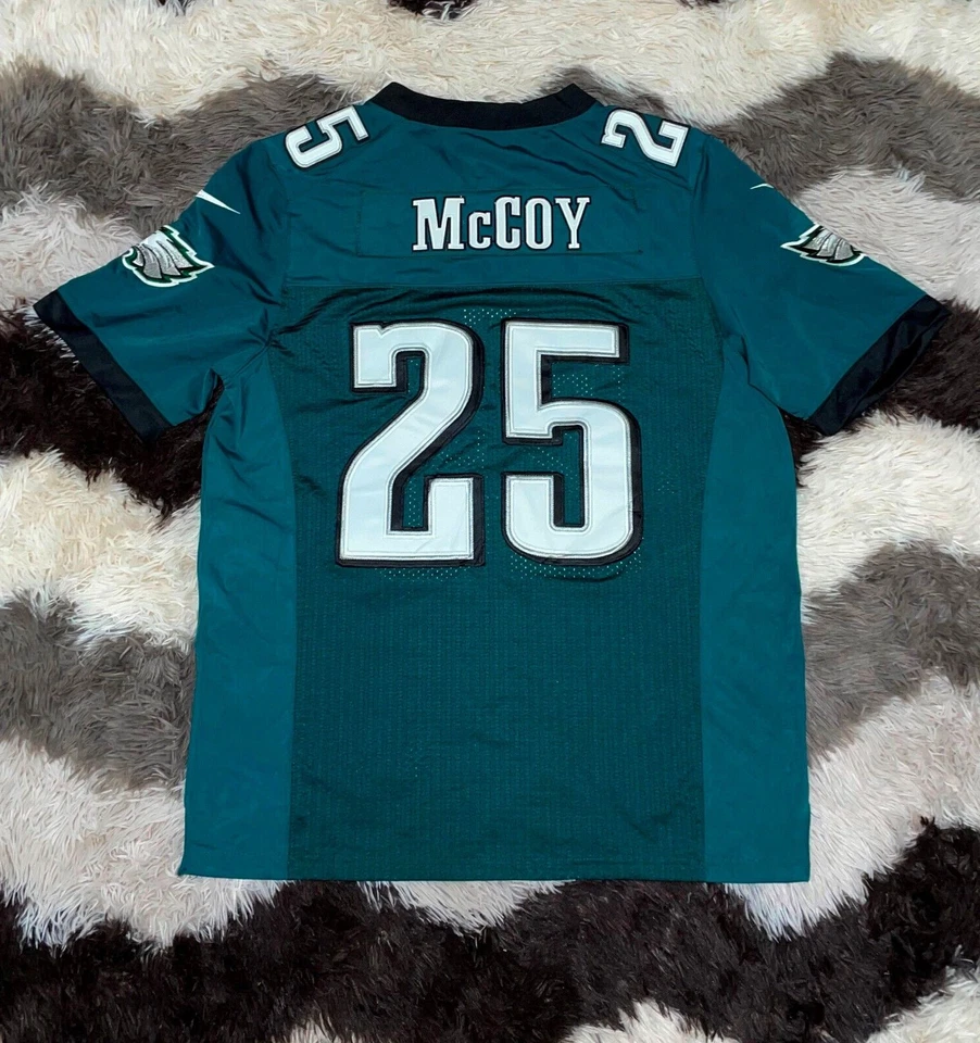 CAMISETA DE FÚTBOL AMERICANO AUTÉNTICA DE LOS PHILADELPHIA EAGLES NFL #16 LEEAN McCOY NIKE 40 Foto 3 de 4