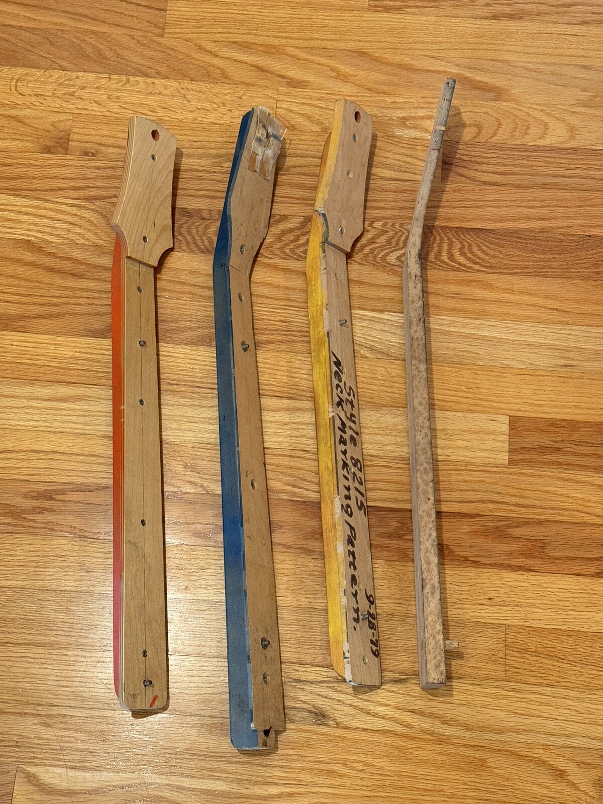 RARE Gretsch Original 1970’s Electric Guitar Neck Patterns from Gretsch Factory