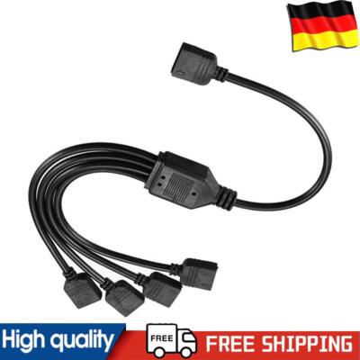 1 To 4 4pin RGB Splitter Cable for Aura Led Light Bar RGB Connector for Asus/msi