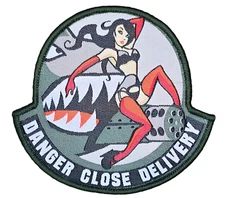 MSM DANGER CLOSE DELIVERY MILSPEC MONKEY TACTICAL FOREST HOOK MORALE PATCH