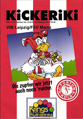 II. BL 94/95 SC Fortuna Köln - VfB Leipzig / FSV Mainz, 21./27.05.1995