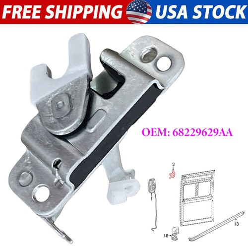 Sliding Door Latch Assembly RH Upper For Ram Promaster 1500 2500 3500