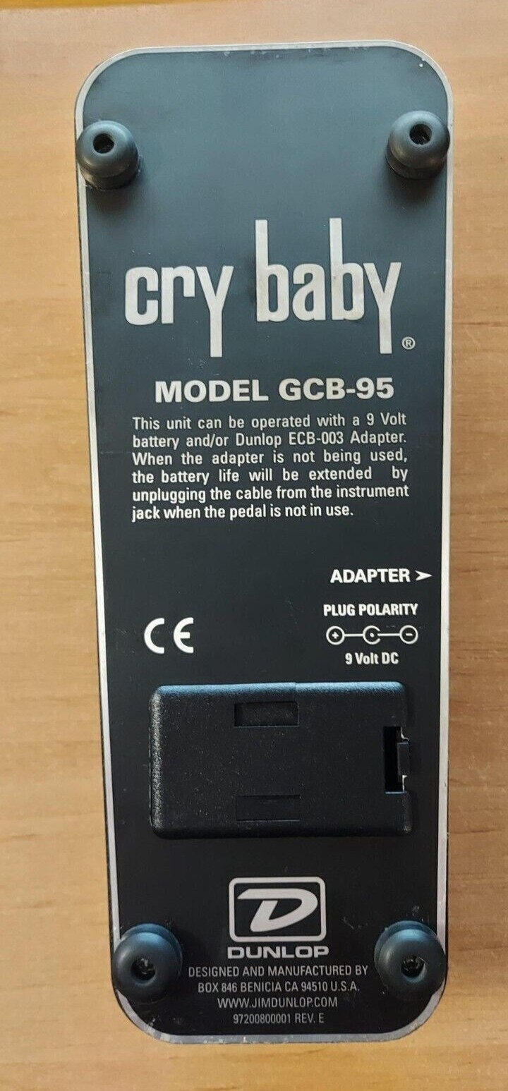Dunlop Cry Baby GCB95 Wah Wah Pedal eBay