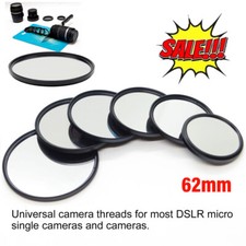 62mm Camera UV Filter Lens Solar Filter Lens Filter Accessory for Photography US