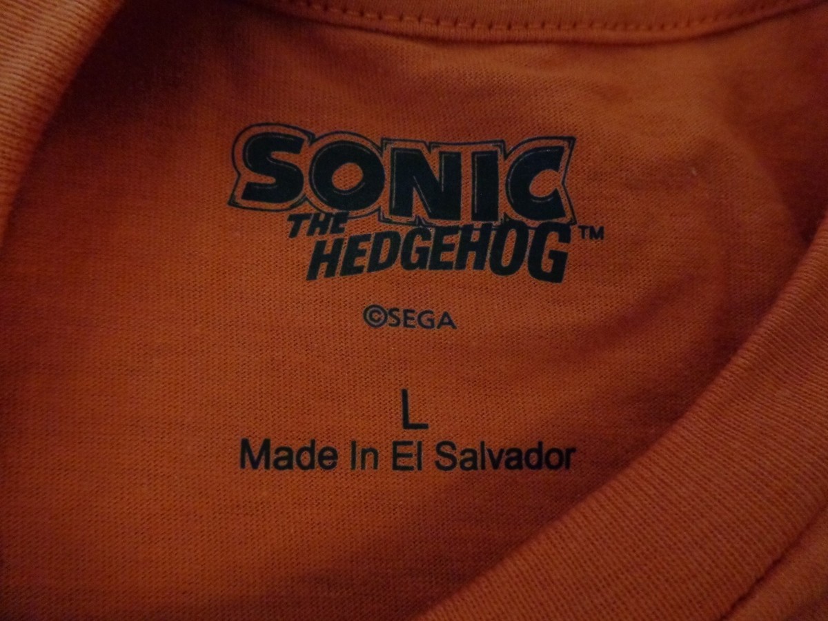 Old Navy Sonic the Hedgehog SS T-Shirt Youth Large 🎃 Halloween