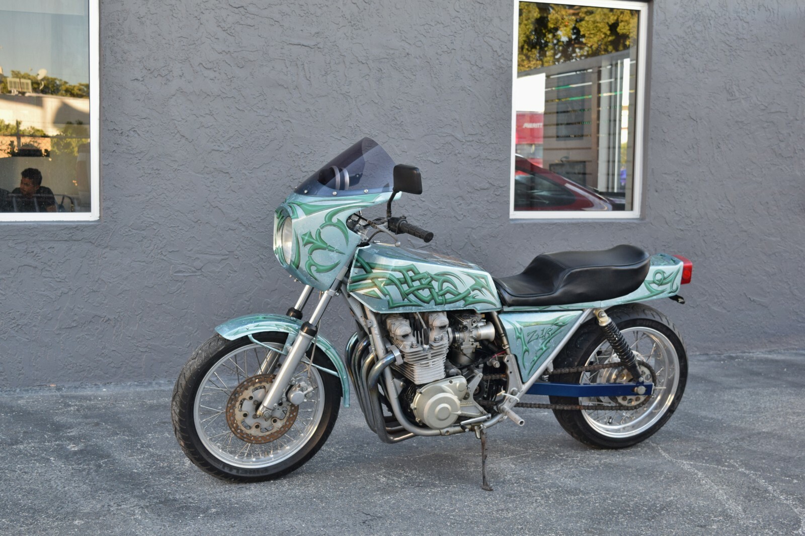 1978 Kawasaki Z1R KZ1000 1300 CC TWIN PLUG / TWIN IGNITION STREET BIKE BIG POWER PRO STOCK HEAD