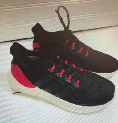 Adidas Questar Flow NXT K Youth Size 3.5 Black/Pink/White H04205