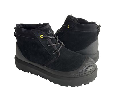UGG ALL GENDER NEUMEL WEATHER HYBRID BLACK BLACK SHOE MEN US  display picture 1
