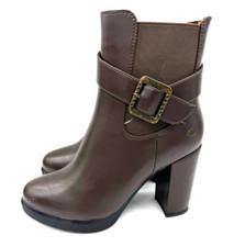 scarpe stivali donna Solo Soprani stivalettotacco marrone