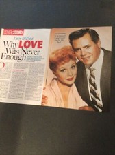 Lucy & Desi Clippings Article Why Love Was Never Enough Lucille Ball Desi Arnaz