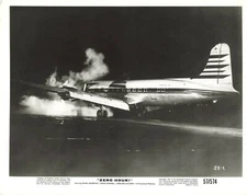 Zero Hour 1957 Movie Still Photo 8x10 Airplane Crash Paramount Studio  *P34a