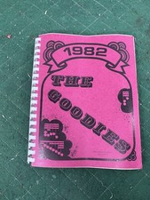 1982 The Goodies Vintage Book Spiral-bound Popular 80  s Sheet Music  Lyrics