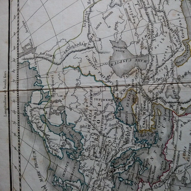 Carte Orbis Antiqui Mappa Nova F Delamarche 1833 - Immagine 4 di 4