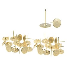 Golden Flat Head Nails - Multipurpose Upholstery Nails Decorative Nail Heads ...
