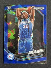 Adem Bona 2024-25 Panini Prizm Black Blue Ice Prizm RC /725 #196