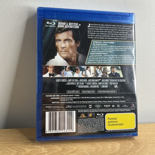 The Man With The Golden Gun - Region B Blu-Ray Disc ~ Free Postage - Picture 2 of 4