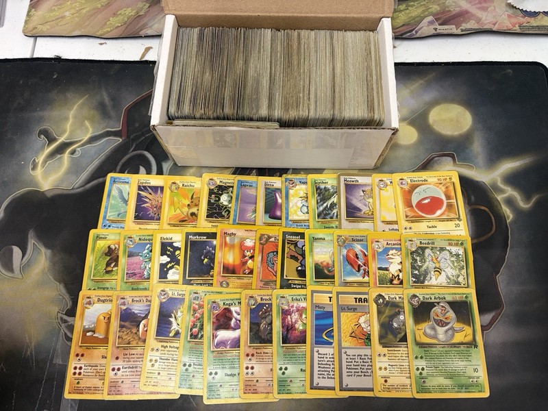 Huge Collection Bulk Lot of 540+ WOTC-Era Pokemon Cards Vintage Lot 1999-2003