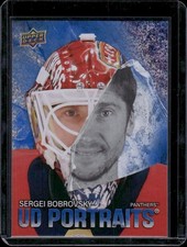 2025-26 Upper Deck #P-53 Sergei Bobrovsky UD Portraits Speckle Florida Panthers