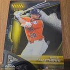 2026 Topps Chrome Black Brice Matthews Gold Refractor (Raw)