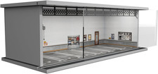 1/64 Diorama Display Case with LED Lights for 1/64 Scale Model Car Stackable G