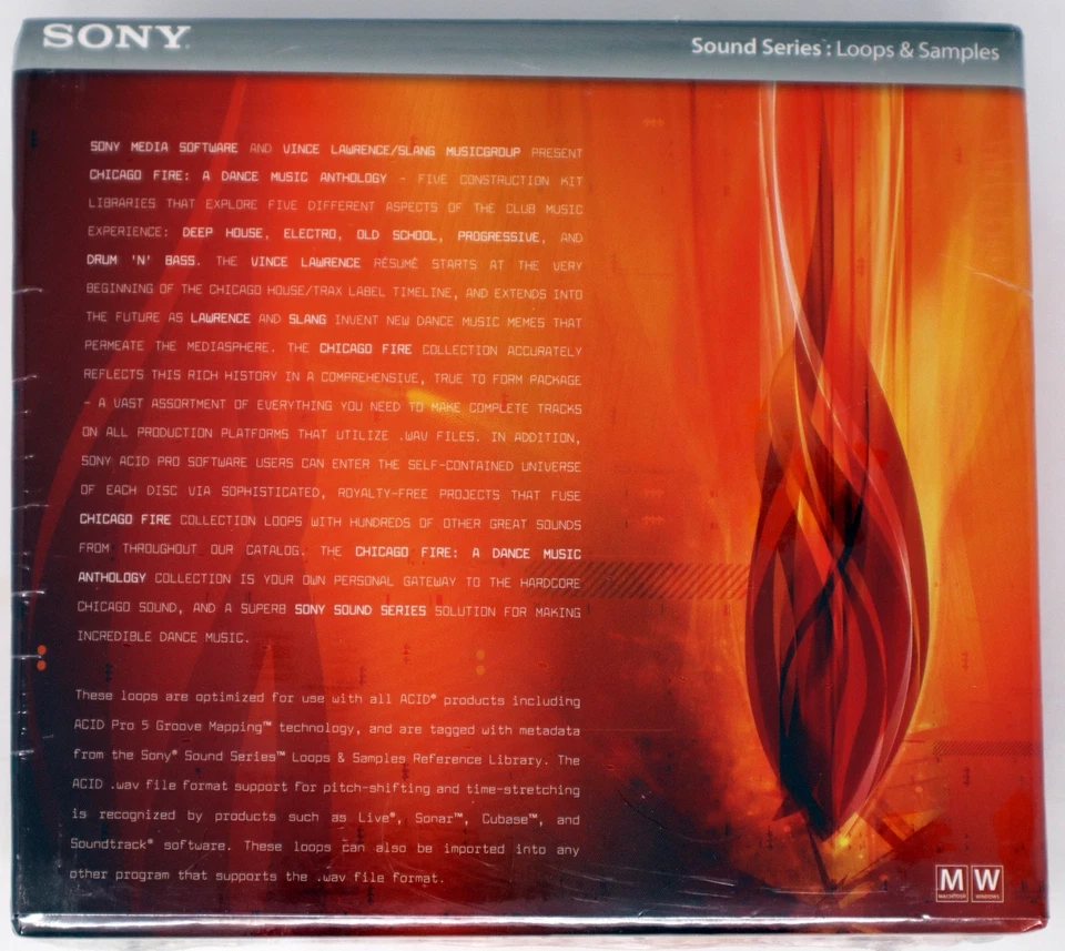 Sony Sound Series Chicago Fire Dance Music Anthology Loops Library/Sampling 5 CD - Image 2 of 4