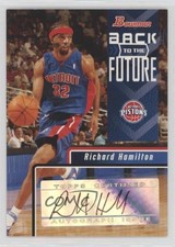 2005-06 Bowman Draft Back to the Future Richard Hamilton #BF-RH Auto 05nw