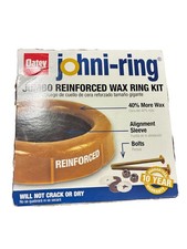 Oatey Johni-Ring Reinforced Wax Ring Kit with Hardware - 31185