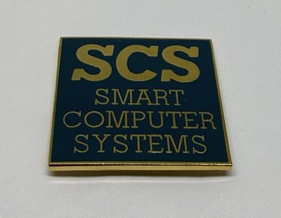 SCS Smart Computer Systems SmartCS Technology Cybersecurity Lapel Pin (28B)