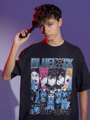 Blue lock T-Shirt Yoichi Isagi Soccer Manga Tshirt Japanese Anime