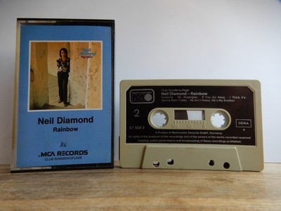 NEIL DIAMOND RAINBOW MUSIK KASSETTE TAPE MC 1973 MCA RECORDS CLUB SONDERAUFLAGE