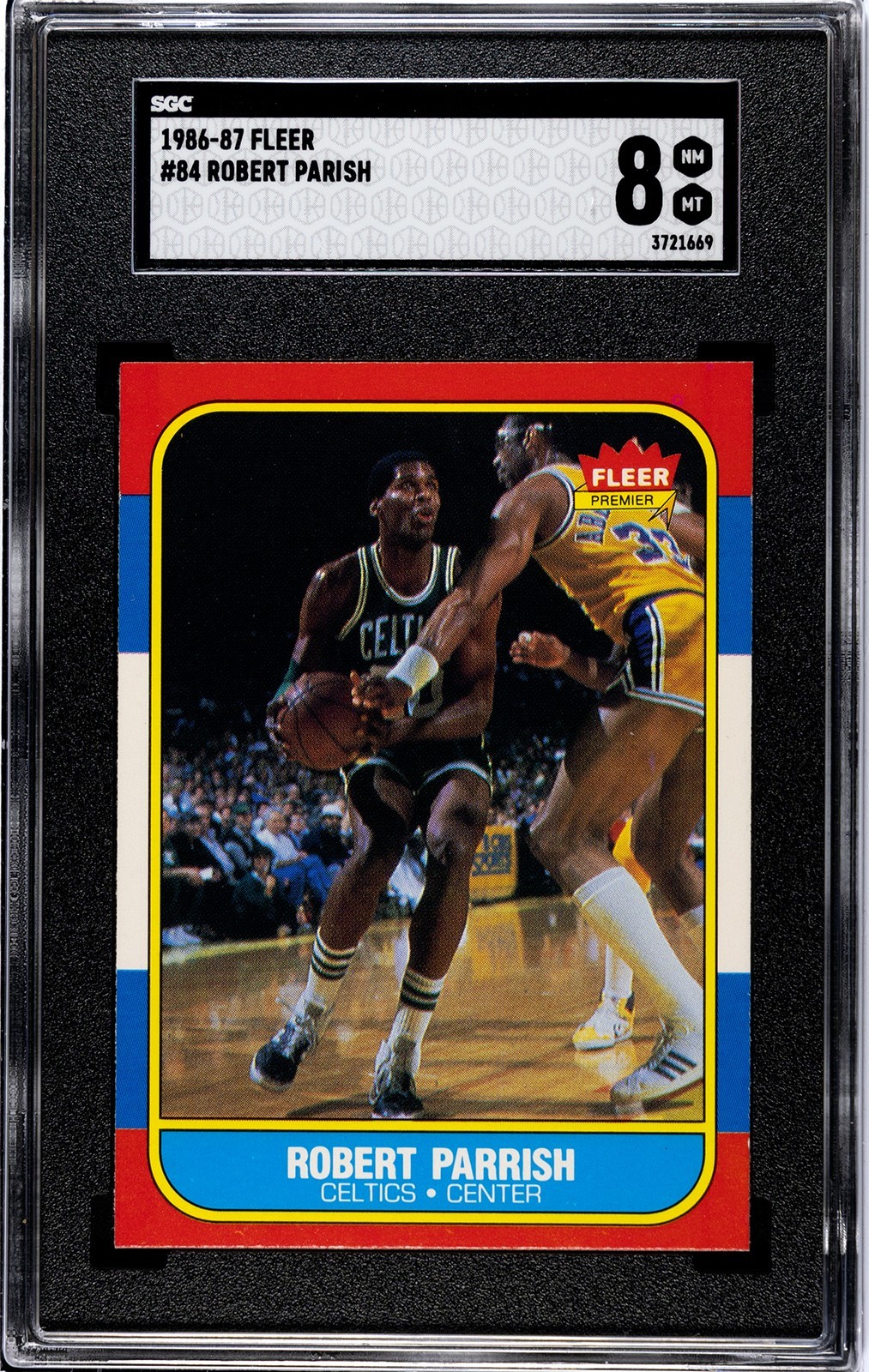 SGC 8 - 1986-87 Fleer # 84 Robert Parrish (Parish) Boston Celtics HOF