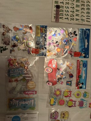 Large Scrapbook Sticker Lot Disney Mickey Toy Story Sticko Jolees EK Success 3D
