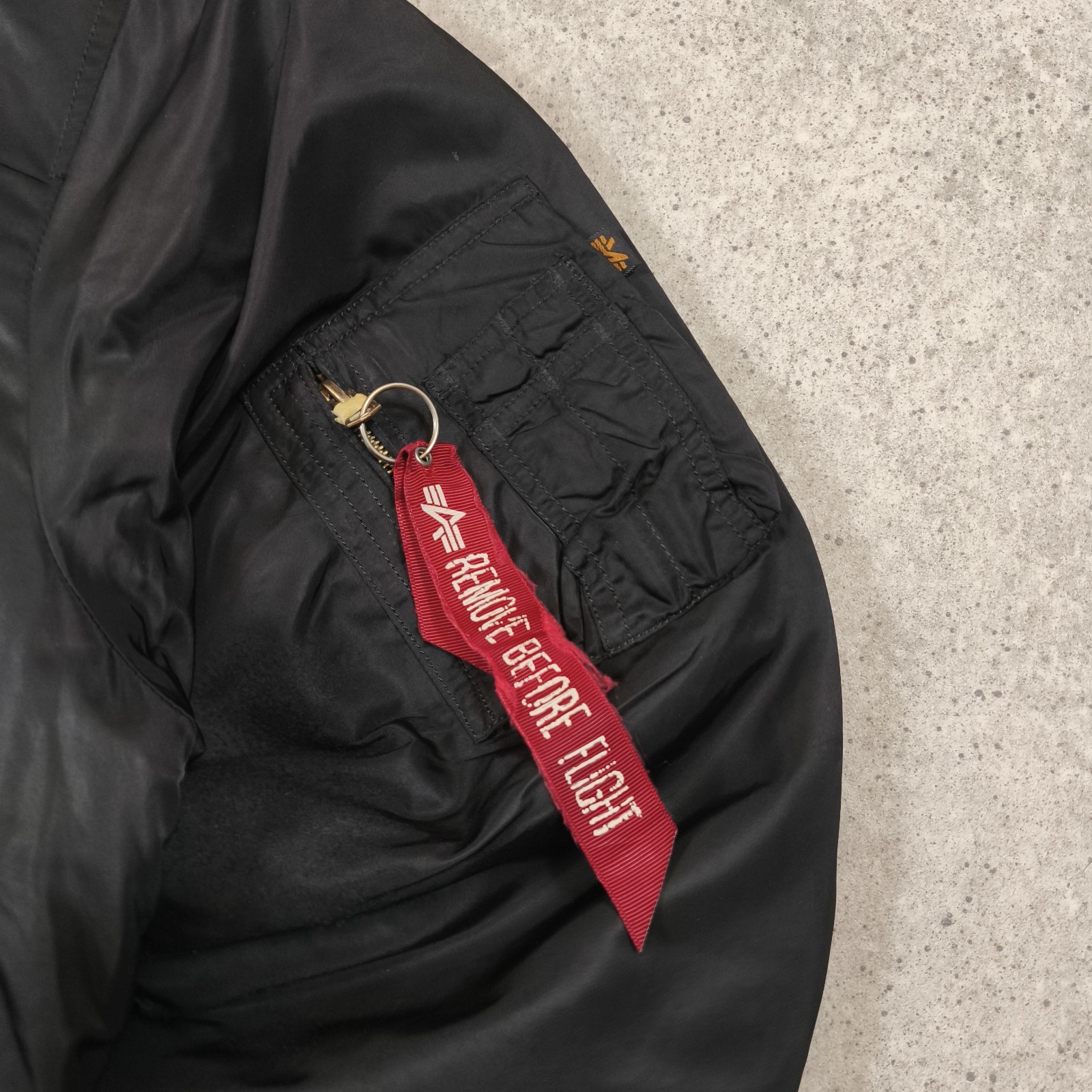 Alpha Industries Custom Bomber Jacket Hooded Flye… - image 7