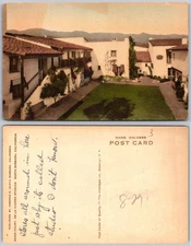 Santa Barbara CA Courtyard Postcard