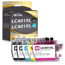 LC-401XL LC401 Ink Cartridges for Brother MFC-J1010DW MFC-J1012DW MFC-J1170DW