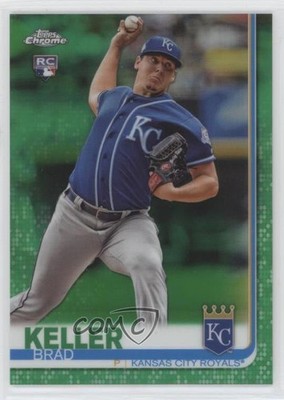 2019 Topps Chrome Green Refractor 27/99 Brad Keller #54 Rookie RC 0n64
