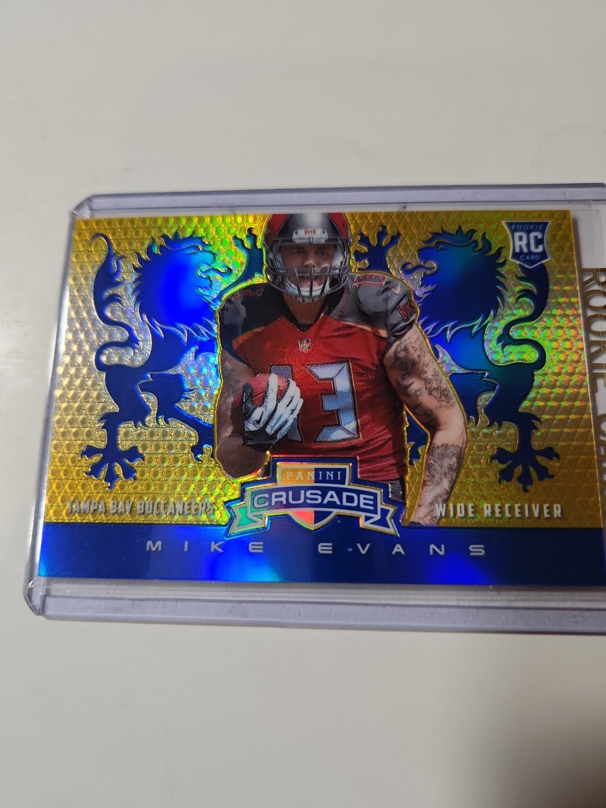 2014 Panini Rookies & Stars Rookie Crusade Mike Evans #31 Blue (RC)