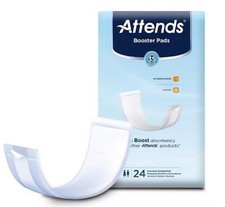 192 Attends Unisex Booster Pad Ultra Thin 3.5 x 11" BST0192 192 Ct