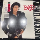 Michael Jackson Bad Original LP 1987 w/Lyric Sleeve Epic Carrolton Press VG+/VG+