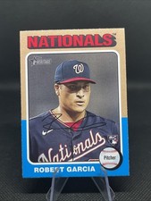 2024 Topps Heritage #118 Robert Garcia RC Washington Nationals