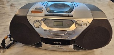 Philips Boombox CD/Radio/NO Tape with Power Cord Model AZ1045/17