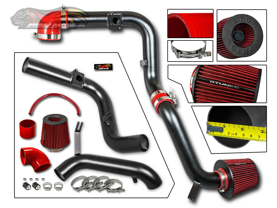 Kit D'Admission D'Air Froid Rtunes + Filtre Pour Ford Focus 2.0L 2000-2003