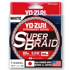 Yo Zuri Super Braid White 65 Lb 300 Yards Fishing Line YZ SB 65LB WH